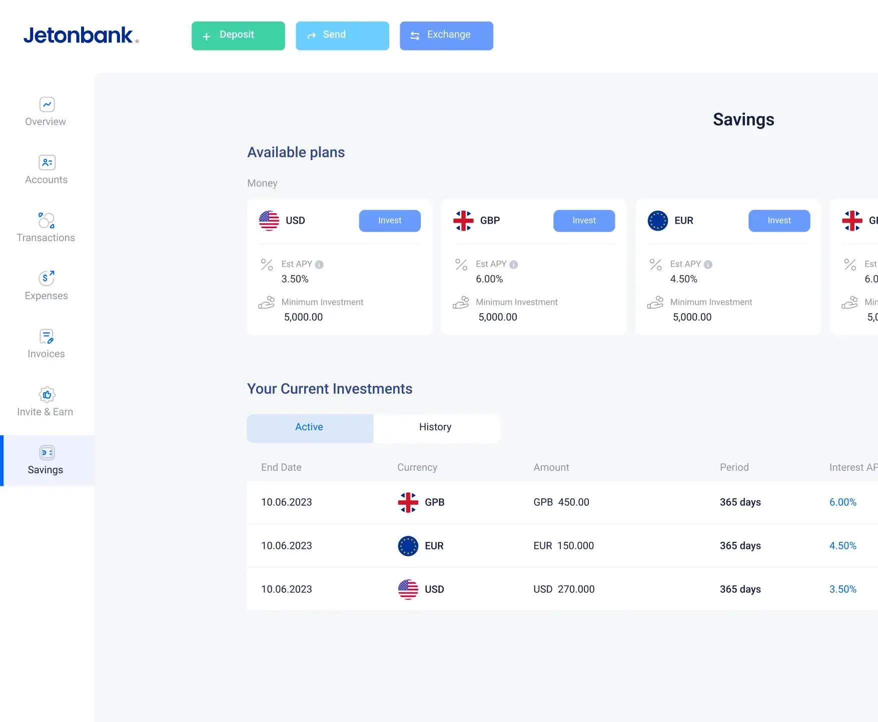 Savings Accounts